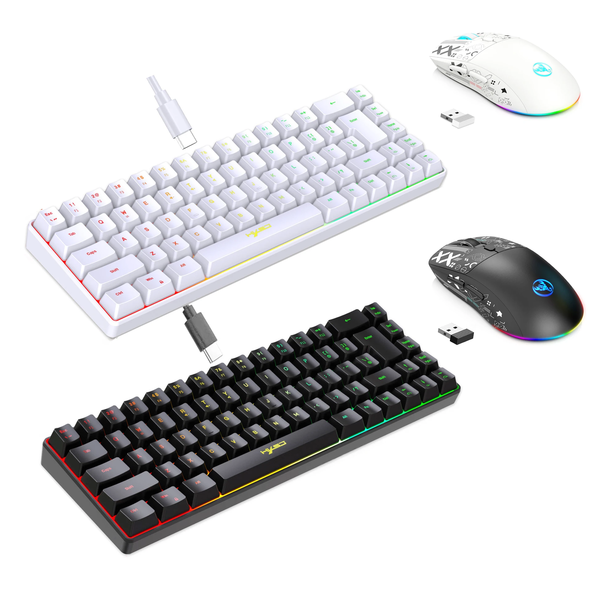Gaming Keyboard And Mouse For Xbox - Комплект клавиатуры и мыши с подсветкой,