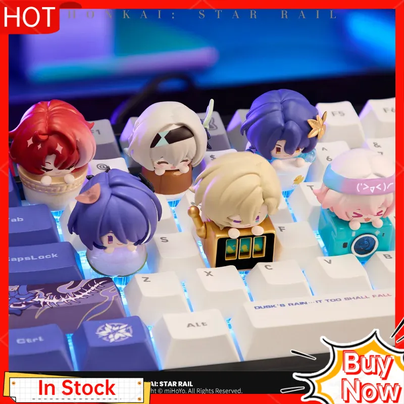 Gaming Keyboard Ergo - Mihoyo Honkai Star Rail, аниме-фигурка, слепая