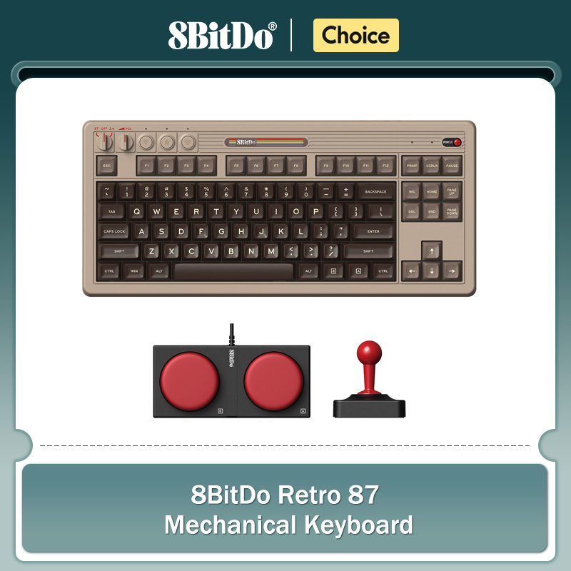 Gaming Keyboard Mechanical - Механическая клавиатура в стиле ретро 8BitDo,
