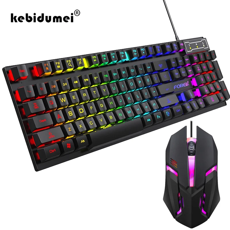 Gaming Keyboard And Mouse For Xbox - Механическая клавиатура с подсветкой на 104