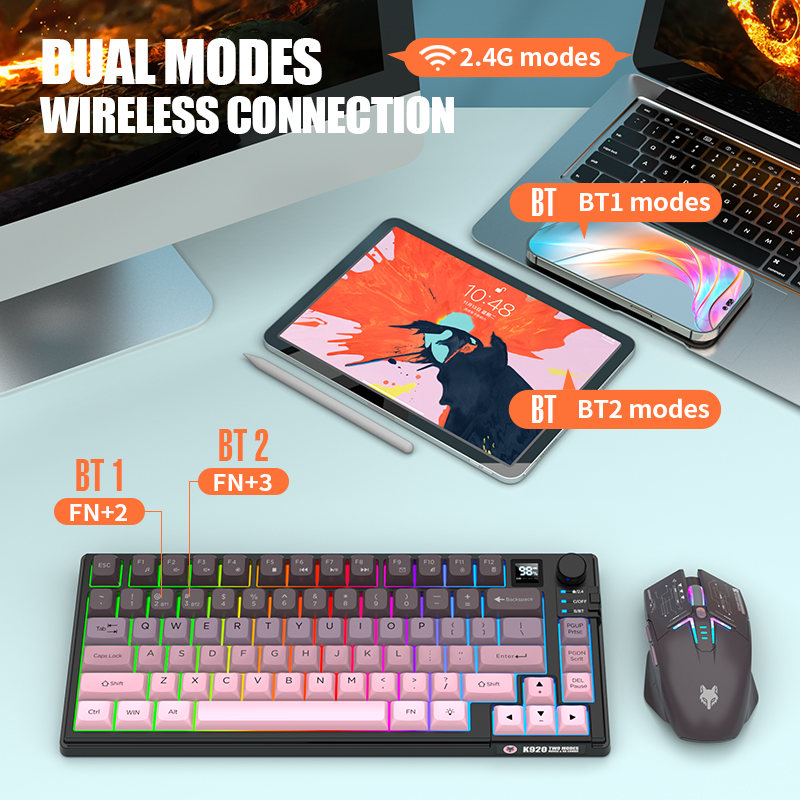 Двухрежимный беспроводной игро – обзор и цена Gaming Keyboard And Mouse Combo