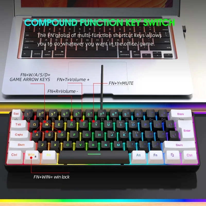 Комплект для геймеров: 60% кла – обзор и цена Gaming Keyboard And Mouse For Xbox