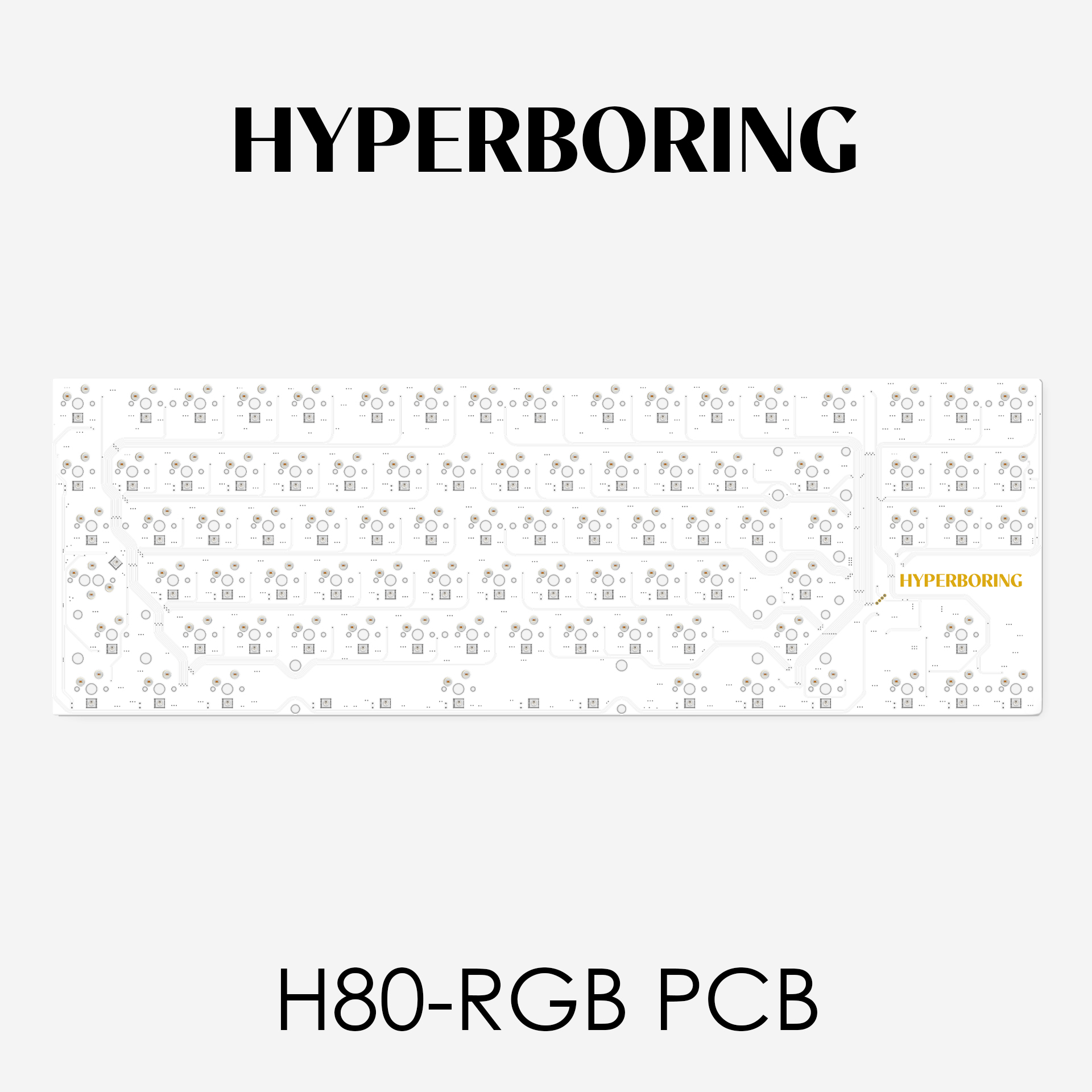 H80 RGB TKL, 87 клавиш, провод – обзор и цена Hot Swap Pcb