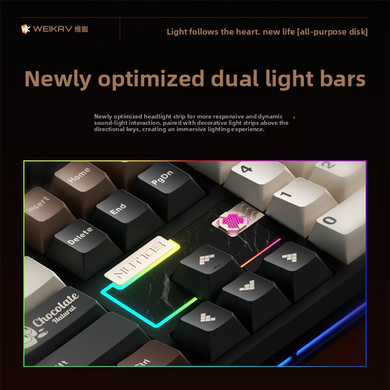 Механическая клавиатура WEIKAV – обзор и цена Gaming Keyboard Ergo