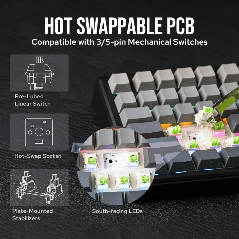 Механическая клавиатура AULA F – обзор и цена Gaming Keyboard Mechanical