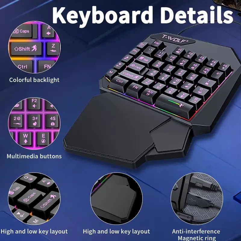 Комбинированный комплект игров – обзор и цена Gaming Keyboard And Mouse For Xbox