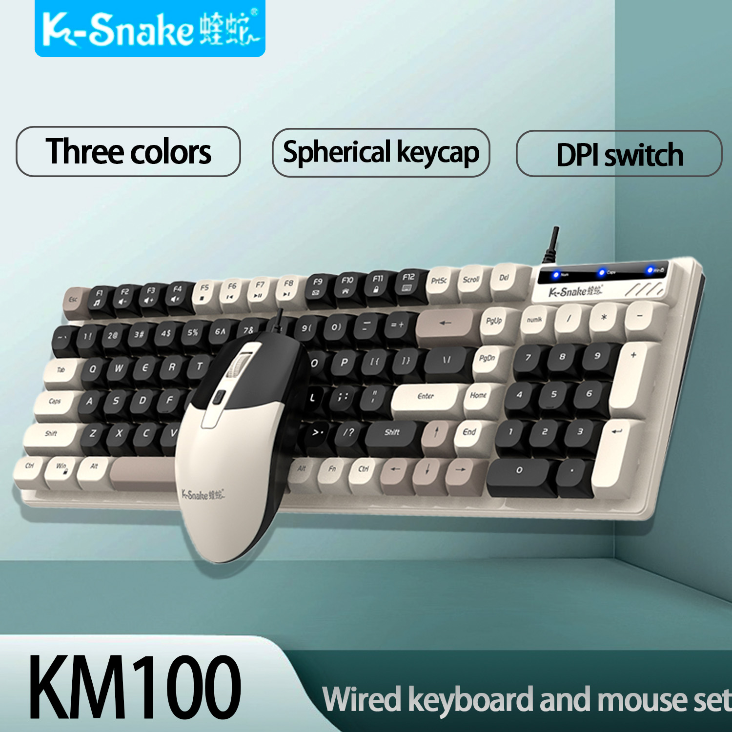 K-Snake KM100 Проводная модная – обзор и цена Gaming Keyboard And Mouse For Xbox