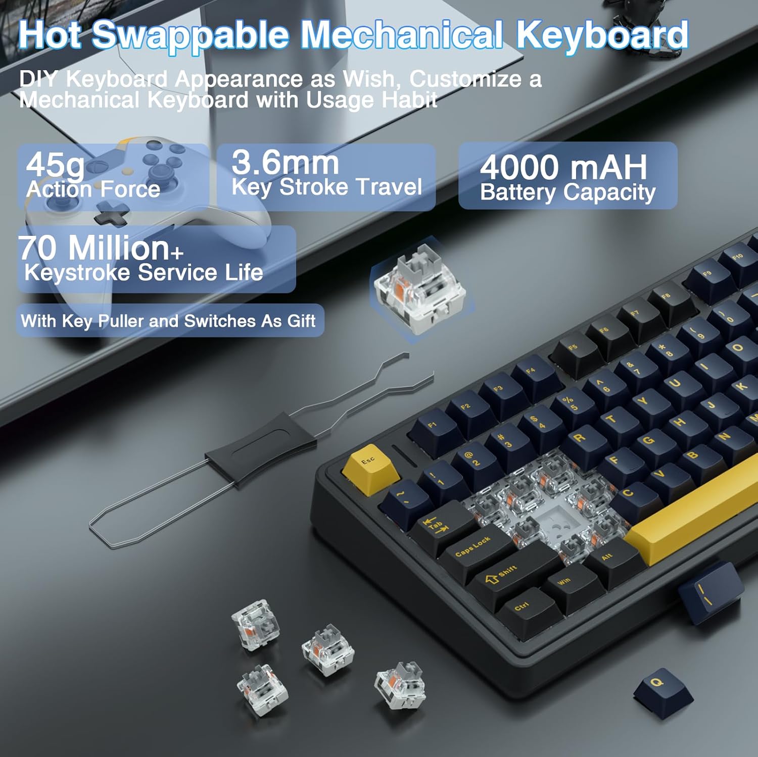 Механическая клавиатура Aula F – обзор и цена Gaming Keyboard No Number Pad