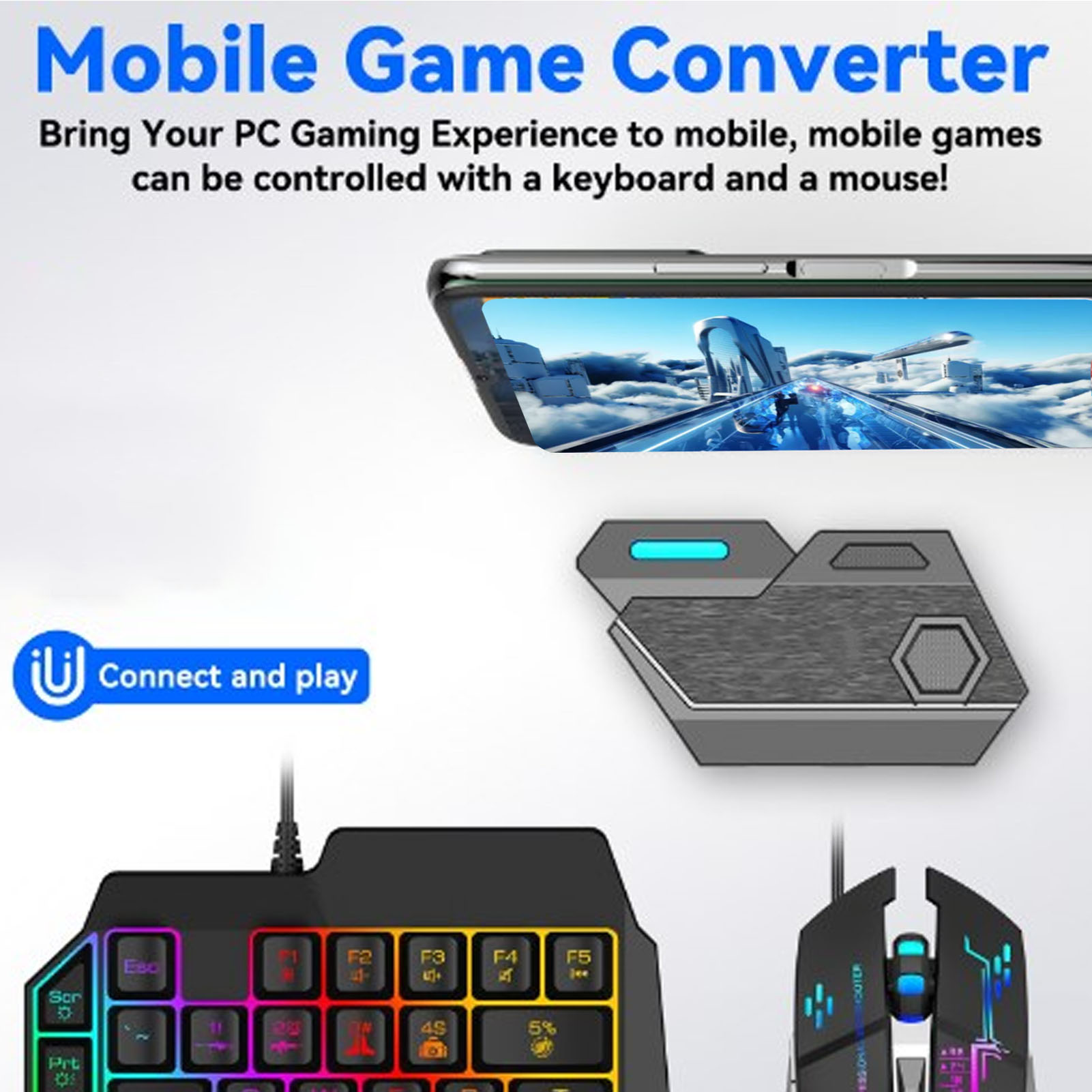 Комбинированный пакет для моби – обзор и цена Gaming Keyboard Mobile