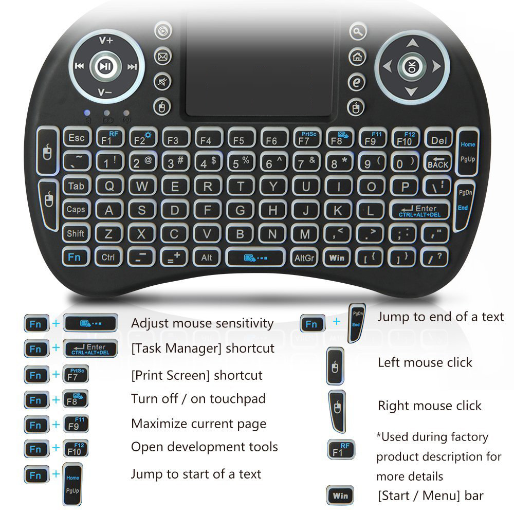Мини-беспроводная клавиатура с – обзор и цена Gaming Keyboard Mobile