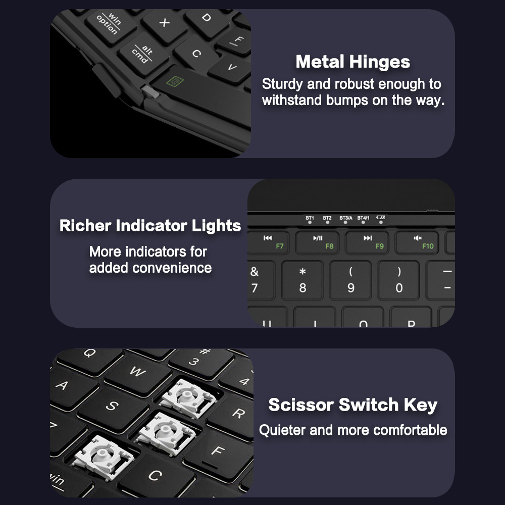 Складная Bluetooth-клавиатура  – обзор и цена Gaming Keyboard No Number Pad