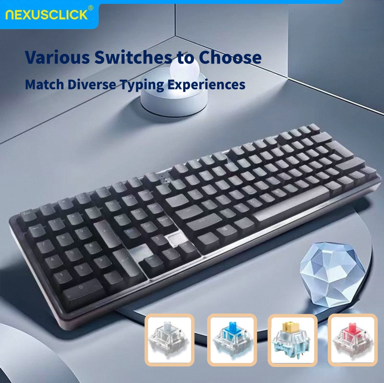 Механическая клавиатура NexusC – обзор и цена Gaming Keyboard No Number Pad